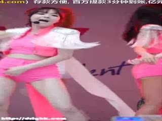 性感高腰粉裤少女 06